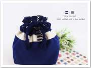 入園入学グッズ 【 コップ袋 巾着袋 】ボーダー柄【コン】男女兼用