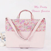 幼稚園・保育園の準備に女の子らしいピンク系 小花柄 入学入園グッズセット