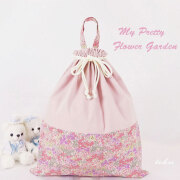 幼稚園・保育園の準備に女の子らしいピンク系 小花柄 入学入園グッズセット