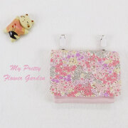 入園入学グッズ 【 移動ポケット】 幼稚園 保育園 女の子用 小花柄 パステル ピンク