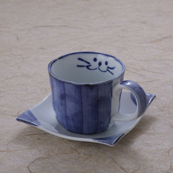 のらやオリジナルのコーヒーカップセットです。贈り物にも最適です！