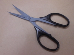 手芸はさみ　曲刃　テフロン加工