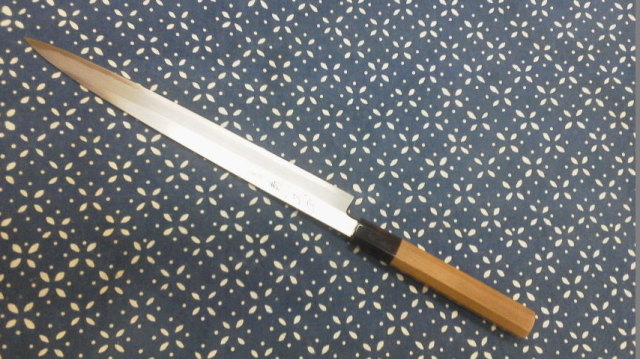 ふぐ刺し包丁 九寸 安来鋼青紙 本職用
