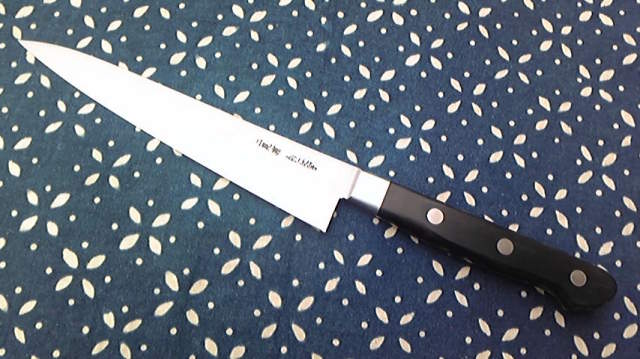 ペティナイフ 本職用 総鋼 安来鋼白紙 五寸