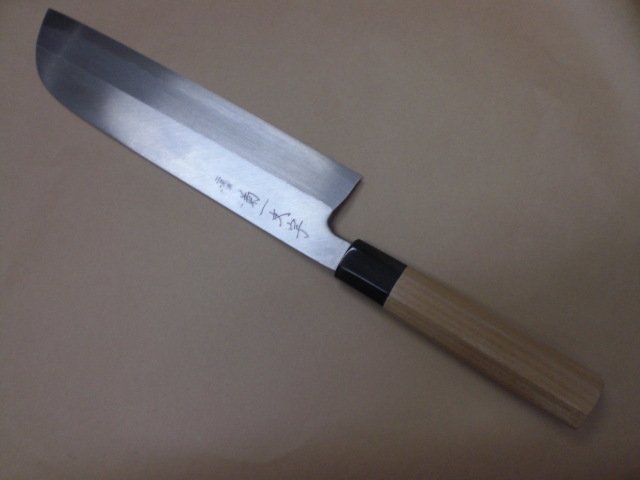 柳刃 青鋼 水牛柄 7寸（210mm） | 刃物の老舗 本家かね惣