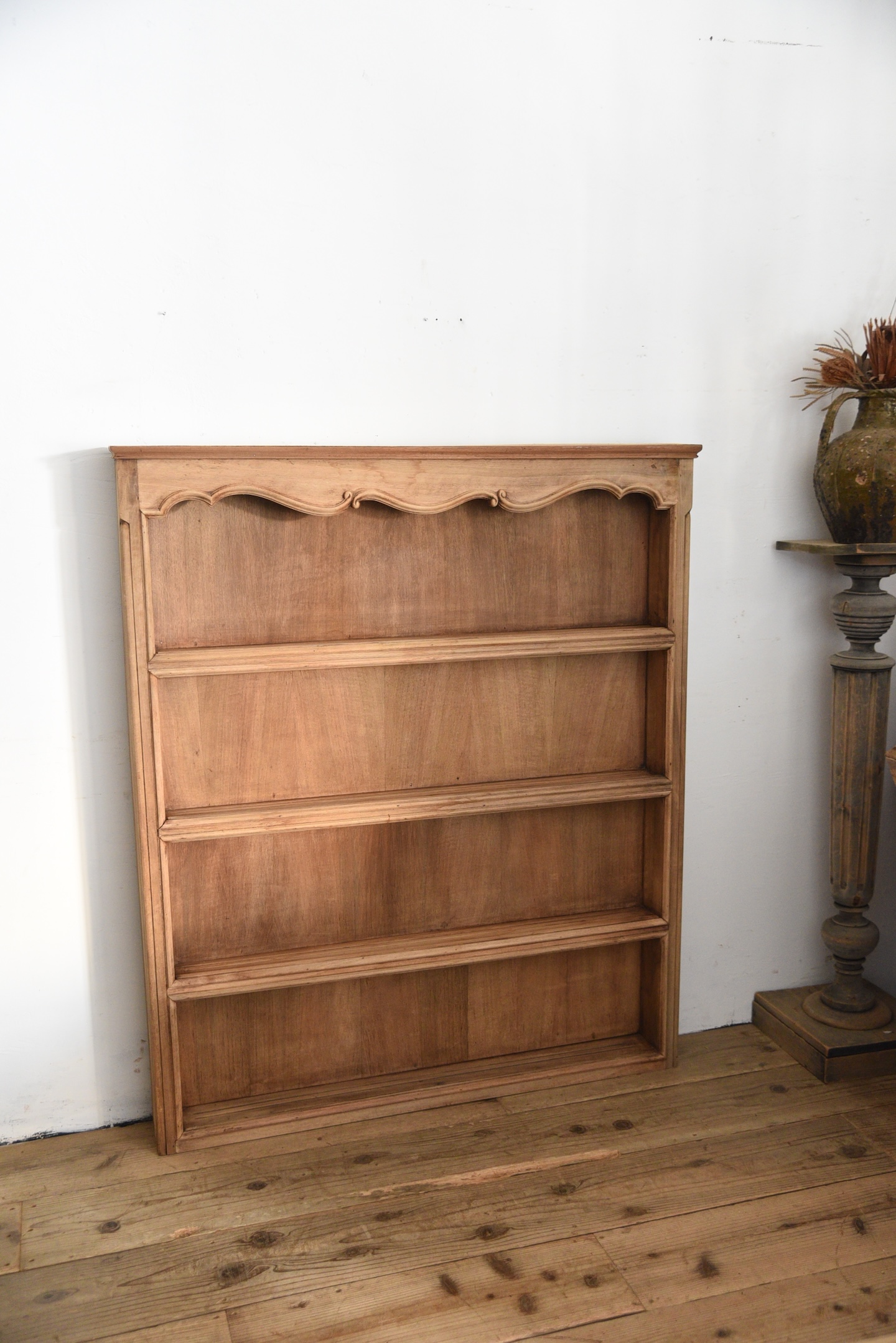 アンティーク　ウォールシェルフ　剥離　フレンチ　ラック