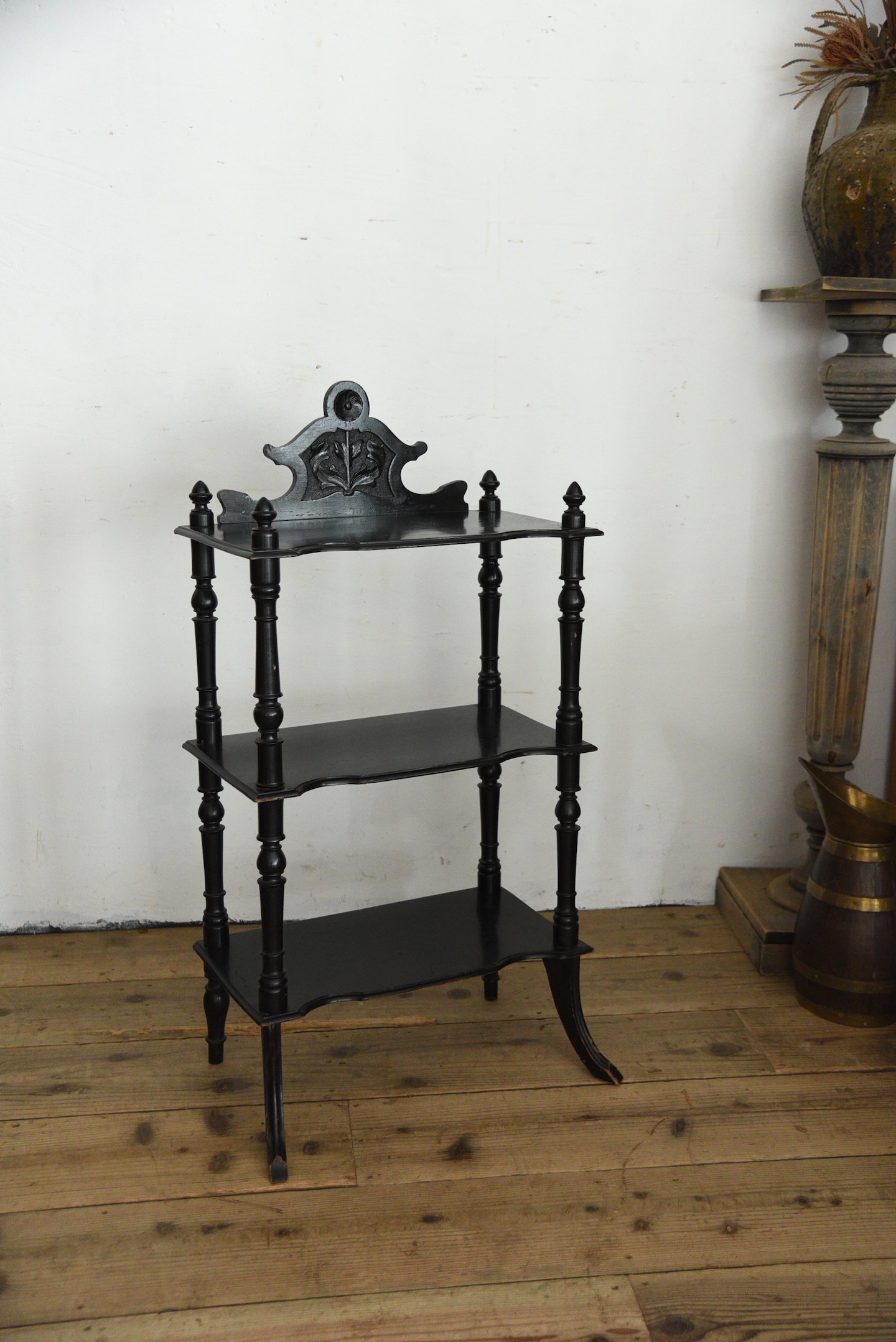 アンティーク　ナポレオン　ミュージックシェルフ　フレンチ　ブックスタンド