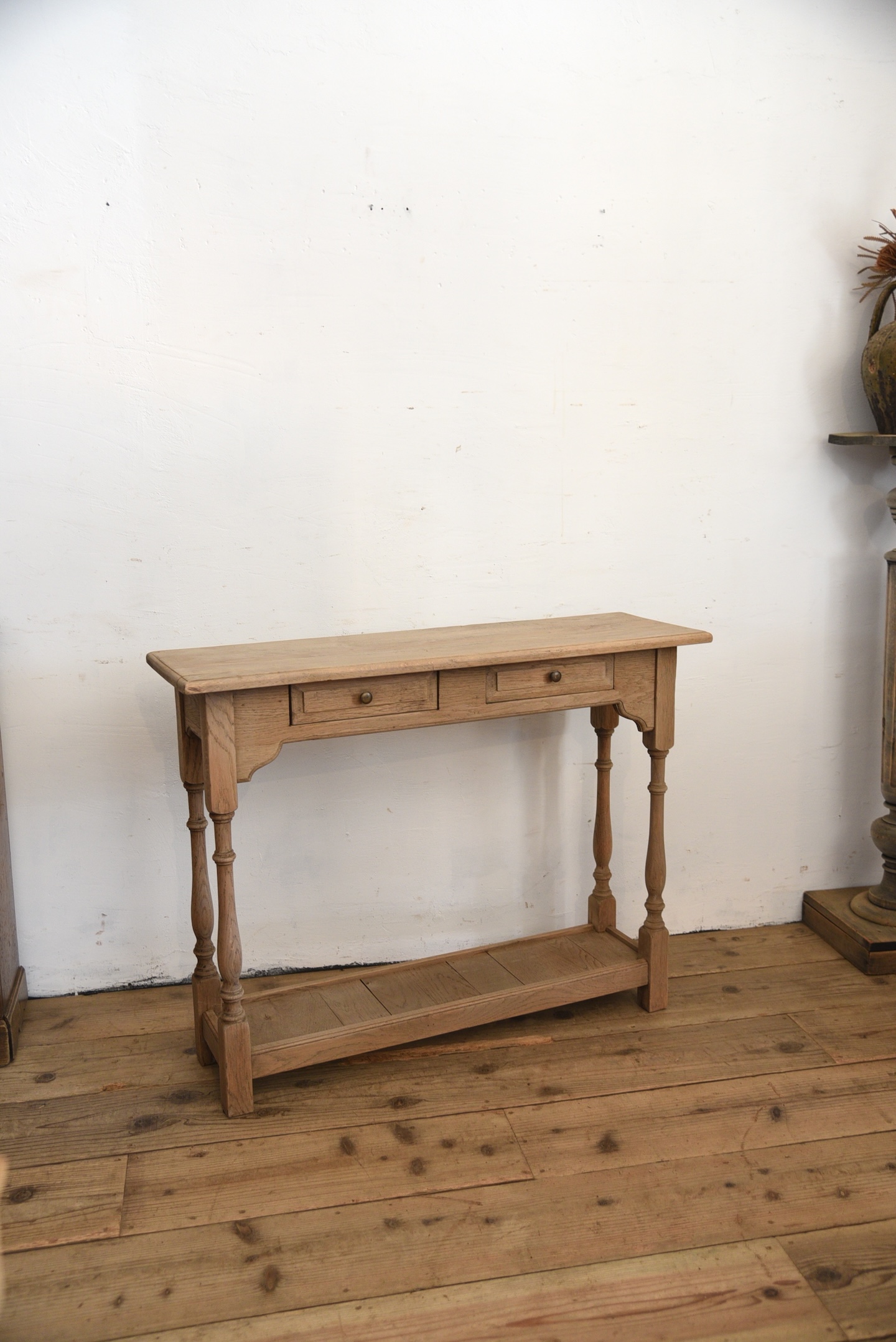 アンティーク　フレンチ　ヴィンテージ　ドロワー　コンソール　サイドテーブル　飾り台