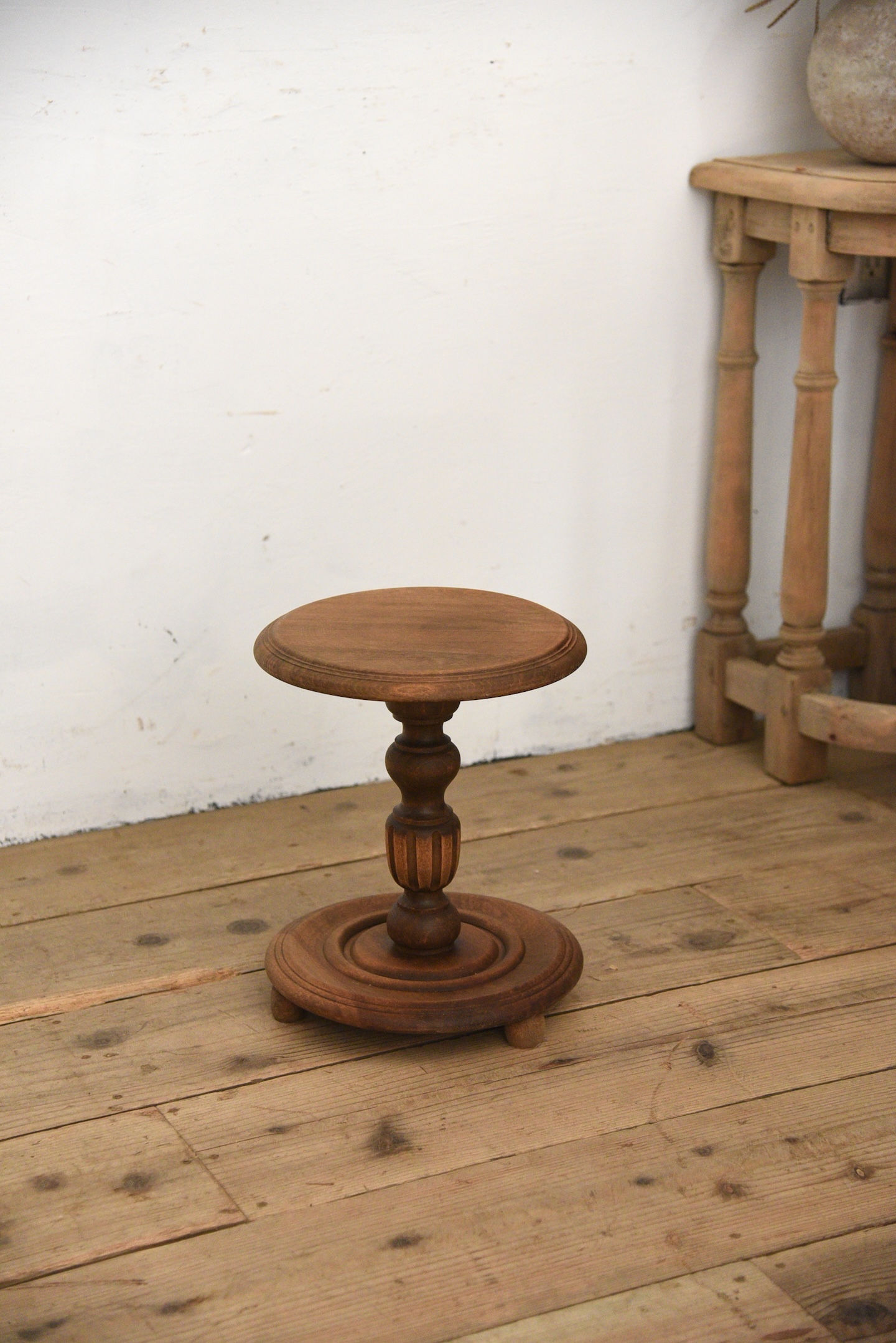 アンティーク　ヴィンテージ　花台　フラワースタンド　ローテーブル