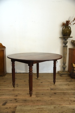 アンティーク　ドロップリーフテーブル　フレンチ　ダイニングテーブル