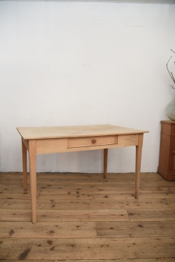 アンティーク　ヴィンテージ　フレンチ　ドロワーテーブル　剥離　作業台　デスク