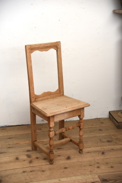 アンティーク　フレンチ　ロレーヌチェア　剥離　２