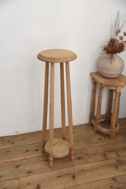 アンティーク　花台　フラワースタンド　剥離　ディスプレイスタンド　フレンチ