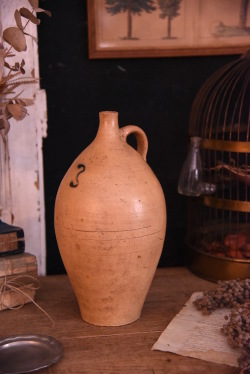 陶器　花器　フランス　アンティーク