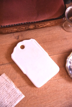 まな板　磁器　白磁　フランス　アンティーク