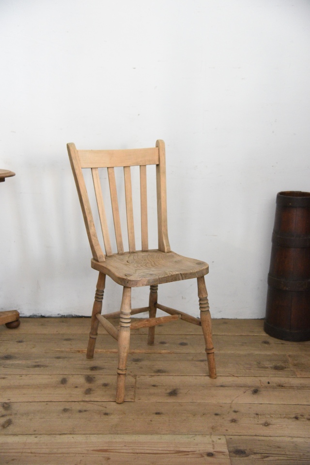 ウィンザーチェア タモ材 剥離加工 無塗装 廃盤 ニューウィンザー