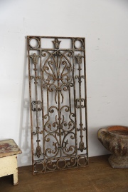 アンティーク　アイアンパネル　アイアングリル　フレンチ　ガーデニング　３