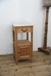 アンティーク　大理石　ベッドサイドテーブル　剥離　フレンチ