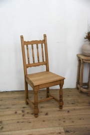 アンティーク　フレンチ　チャーチチェア　剥離　ロレーヌ　１