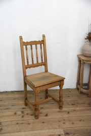 アンティーク　フレンチ　チャーチチェア　剥離　ロレーヌ　２