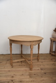 アンティーク　ラウンド　テーブル　サイドテーブル　剥離　フレンチ