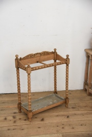 アンティーク　アンブレラスタンド　剥離　スティックスタンド　フレンチ　傘立て