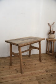 アンティーク　テーブル　コンソール　剥離　デスク　飾り台　フレンチ