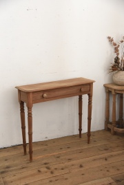 アンティーク　コンソール　ドロワーテーブル　剥離　フレンチ　イギリス