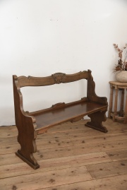 アンティーク　ベンチ　フレンチ　チャーチベンチ