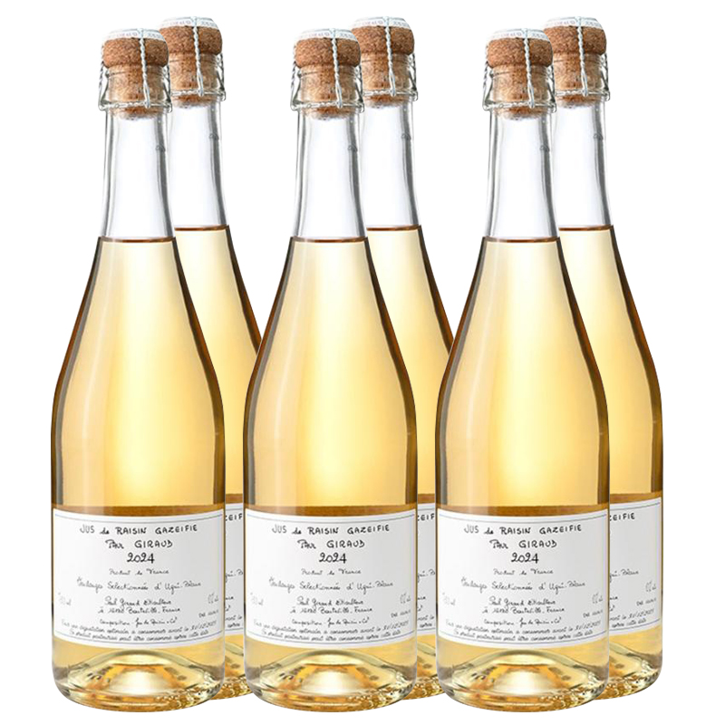 【6本セット】【送料無料】ポールジロー スパークリング グレープジュース