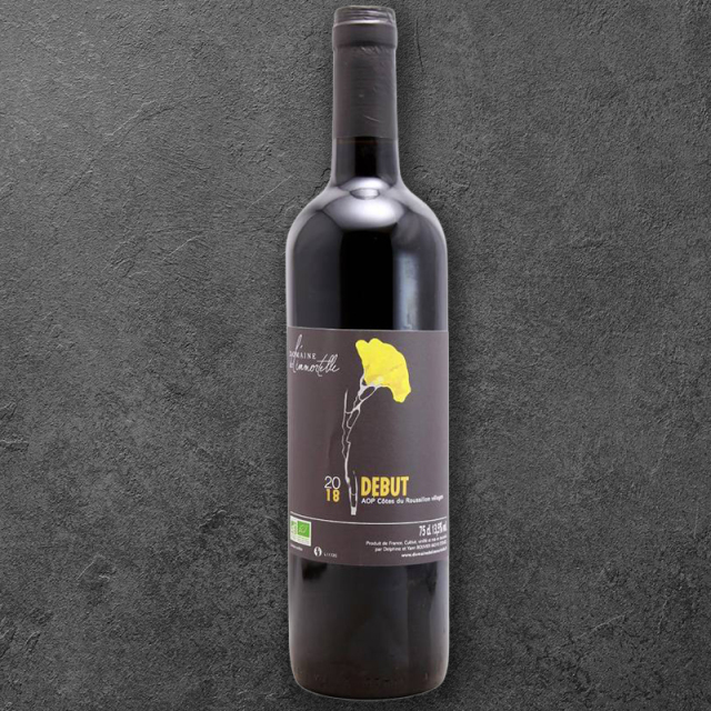 コート・デュ・ルーション・ルージュ・デビュー [2018] ドメーヌ・ド・リモーテル Domaine de l'immortelle Cotes du Roussion Rouge Debut