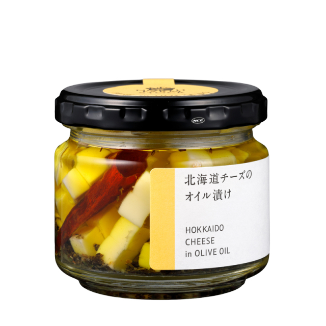 北海道チーズのオイル漬け