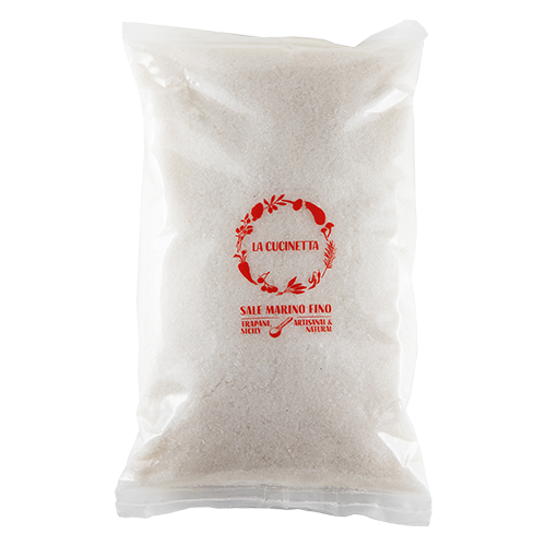 ラ・クチネッタ　シチリア天日海塩（細粒）1Kg