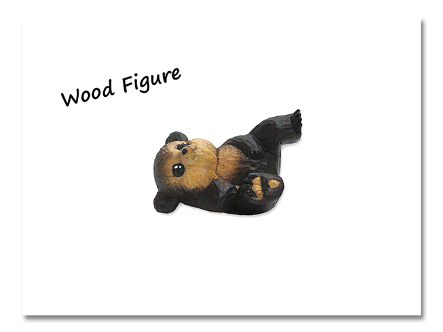 小熊出没 WOOD CRAFT FIGURE 緑