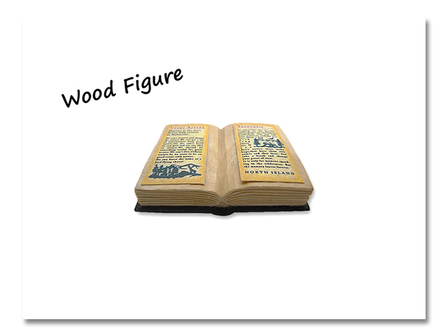 小熊出没 WOOD BOOKS 両開き