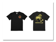 Tシャツ 大人 小熊出没 黒
