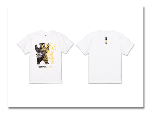 Tシャツ 熊出没 2025 白
