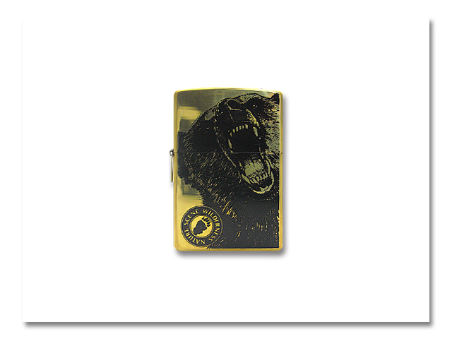 Zippo 熊出没 2001 顔 -スミ-