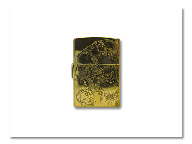 Zippo 熊出没 2001 顔 -エッチング-