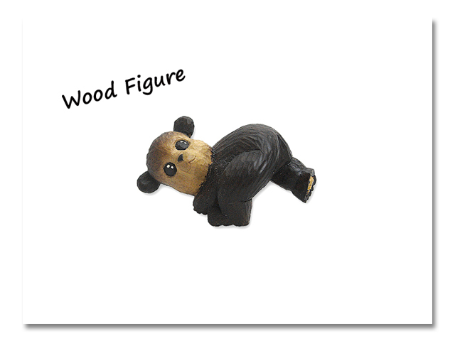 小熊出没 WOOD CRAFT FIGURE 赤