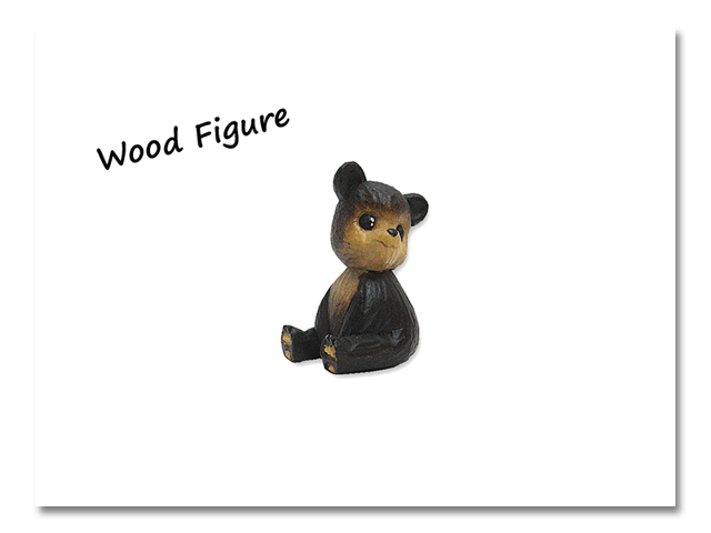 小熊出没 WOOD CRAFT FIGURE 紫