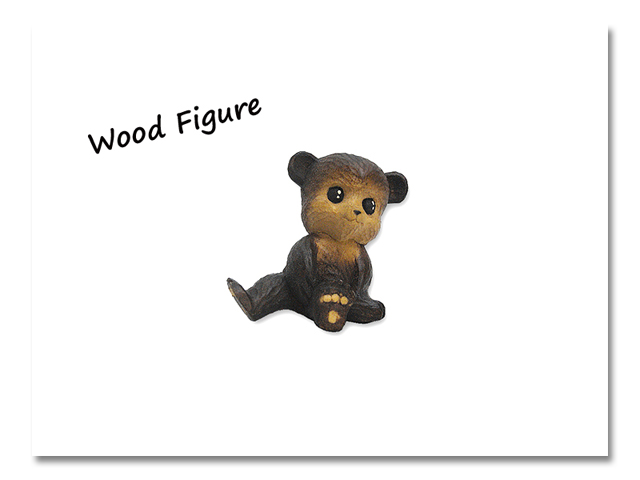 小熊出没 WOOD CRAFT FIGURE 青