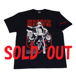 仮面ライダー「二号ライダー」Tシャツ(ネイビー)