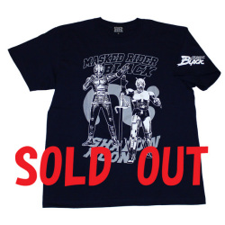 仮面ライダーBLACK「ブラック＆シャドームーン」Tシャツ(ネイビー)