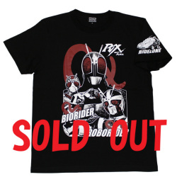 仮面ライダーBLACK RX「ロボ、バイオ」Tシャツ(ブラック)
