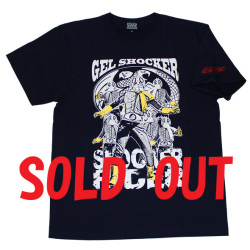 仮面ライダー「ショッカーライダー」Tシャツ(ネイビー)