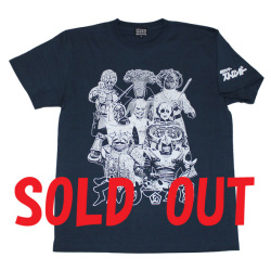 仮面ライダーストロンガ―「デルザー軍団」Tシャツ(ブルーグレー)