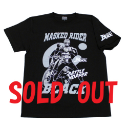 仮面ライダーBLACK「バトルホッパー」Tシャツ(ブラック)