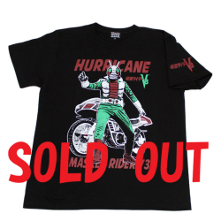 仮面ライダーV3（ハリケーン）Tシャツ(ブラック)