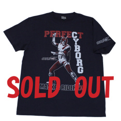 仮面ライダーZX「パーフェクトサイボーグ」Tシャツ(ネイビー)